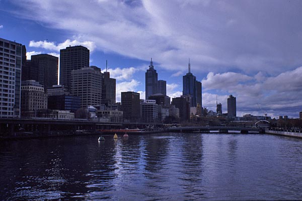 Melbourne und der Yarra River