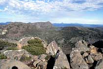 King Davids Peak, Barn Bluff und Cradle Mountain