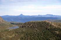 Lake Salome, Herods Gate, Barn Bluff und Cradle Mountain